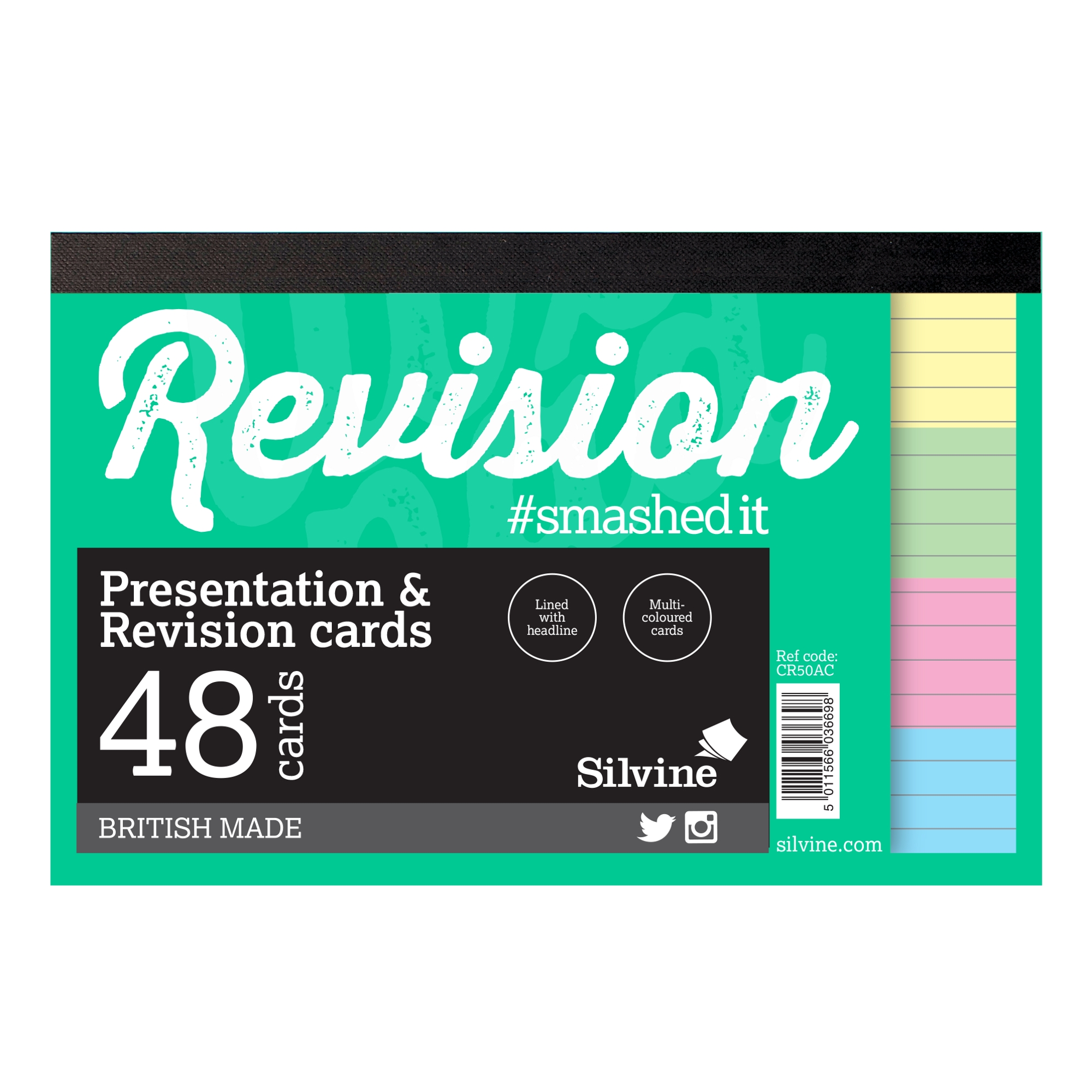 Revision/Presentation 6" x 4" 48 Cards- Pack of 20
